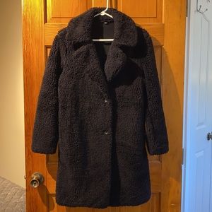 Uniqlo Pile Lined Fleece Long Coat XS
